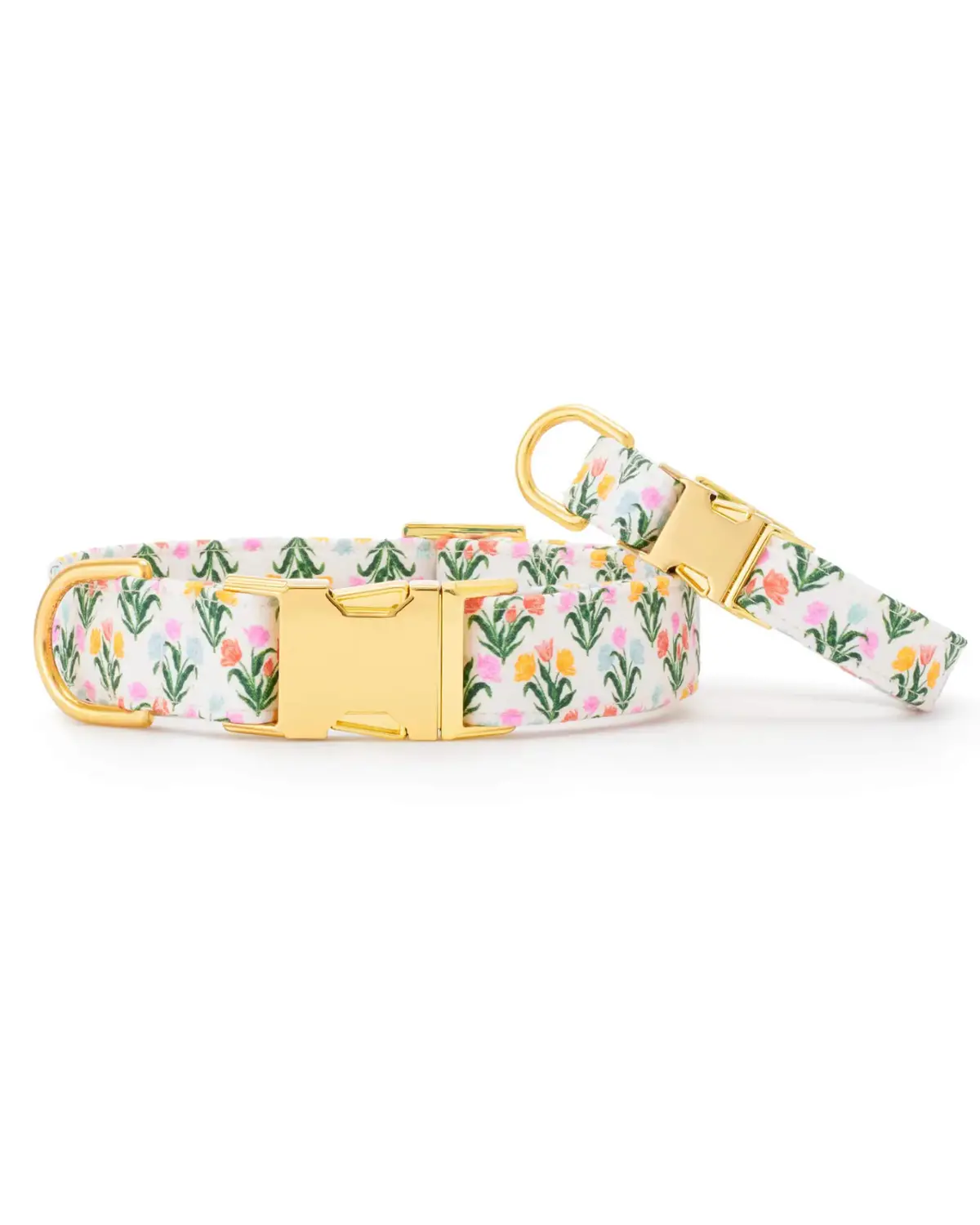 Rifle Paper Co. X Tfg Tulips Dog Collar (Made In The Usa) (Final Sale) 1