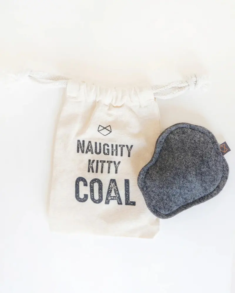 Naughty Kitty Coal Cat Toy (Made In The Usa) 1
