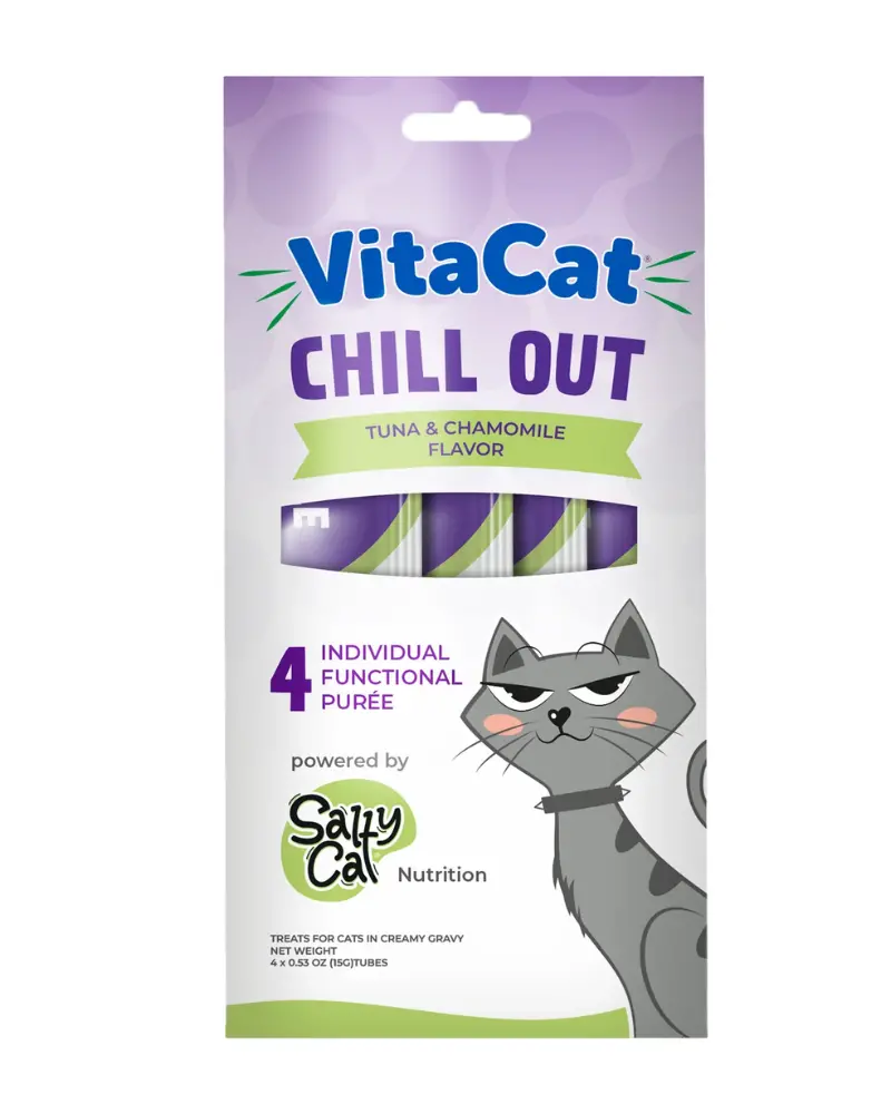 Chill Out Functional Squeeze Pouch Cat Treats 1