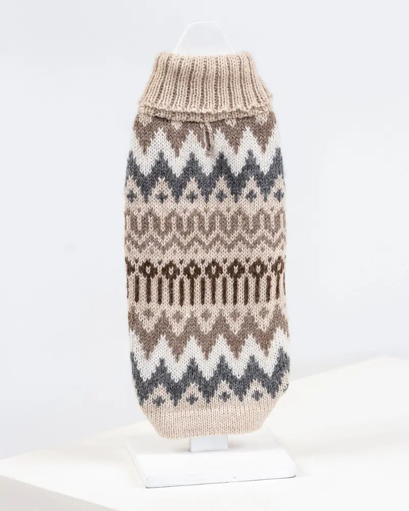 Wooly Winter Alpaca Dog Sweater 1