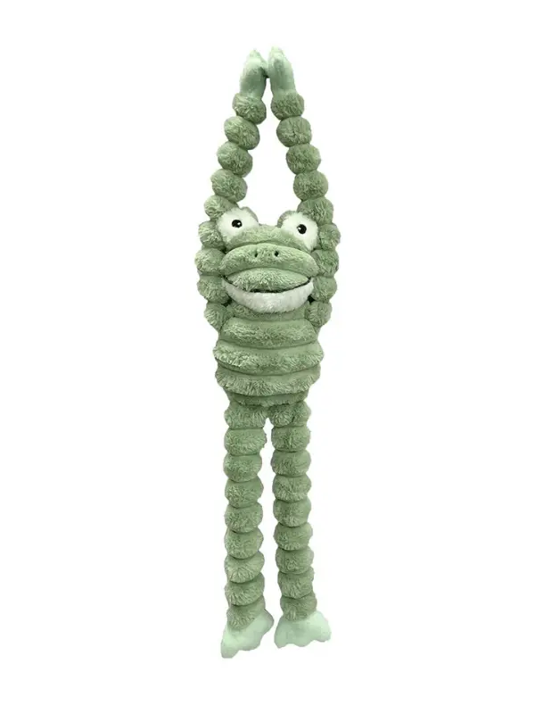 Flippy The Funny Frog Squeaky Plush Dog Toy (36") 1