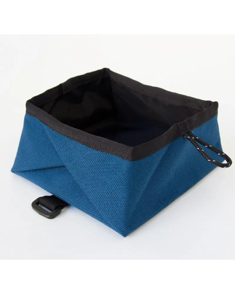 Montara Pop-Up Travel Dog Bowl In Navy (Made In The Usa)<Br>(Final Sale) 1