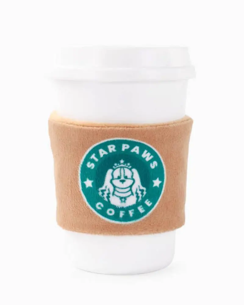 Starpaws Coffee Crinkle And Rubber Dog Toy (Final Sale) 1