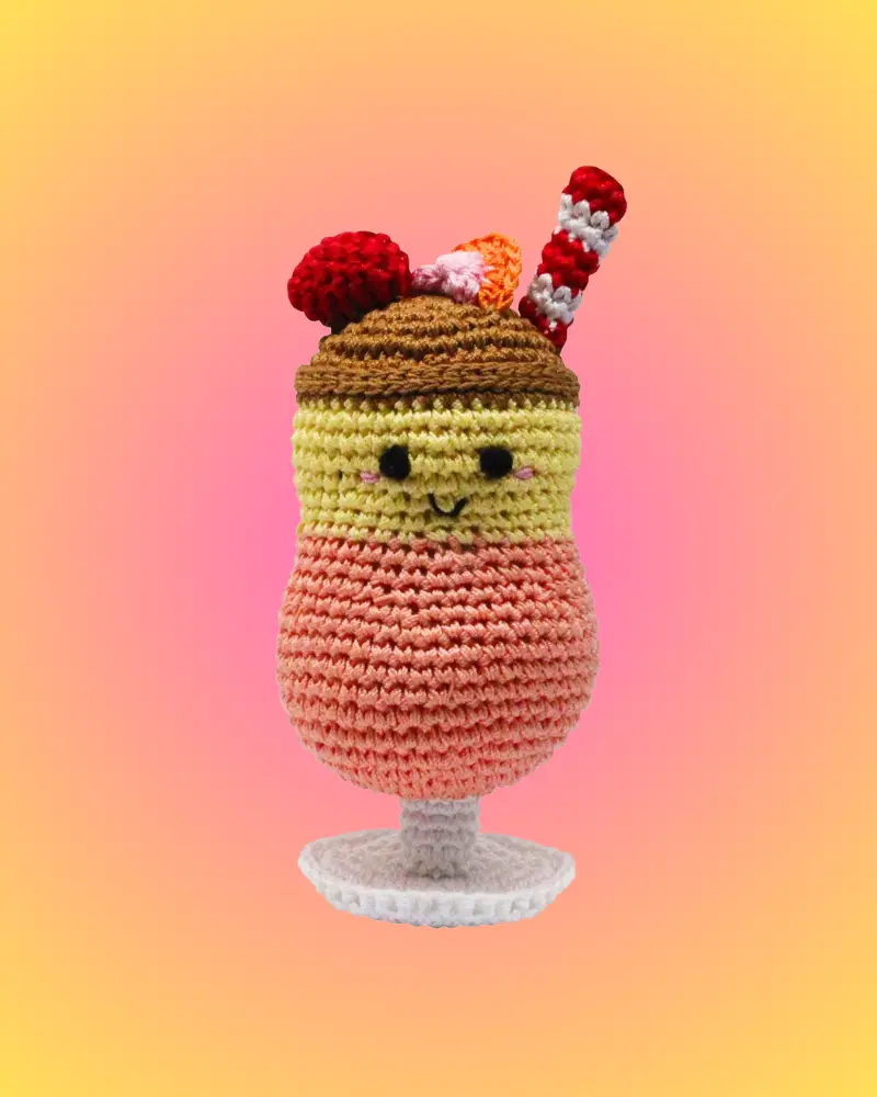Daiquiri Organic Knit Dog Toy 1