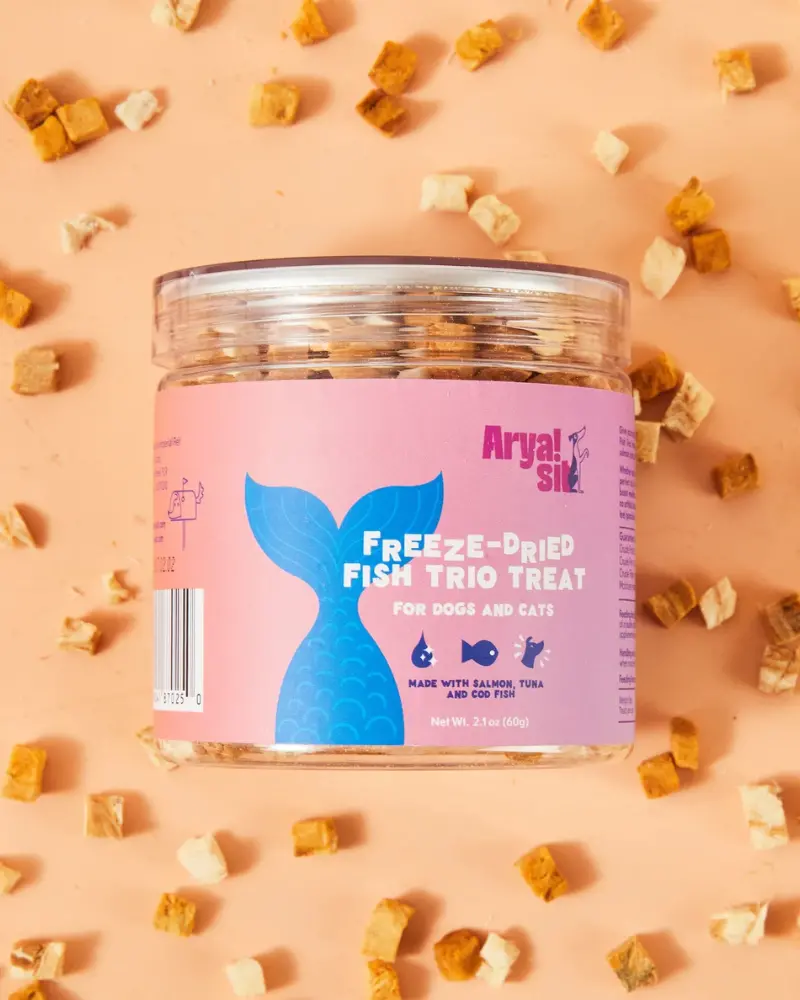 Freeze-Dried Fish Trio For Dogs & Cats 1