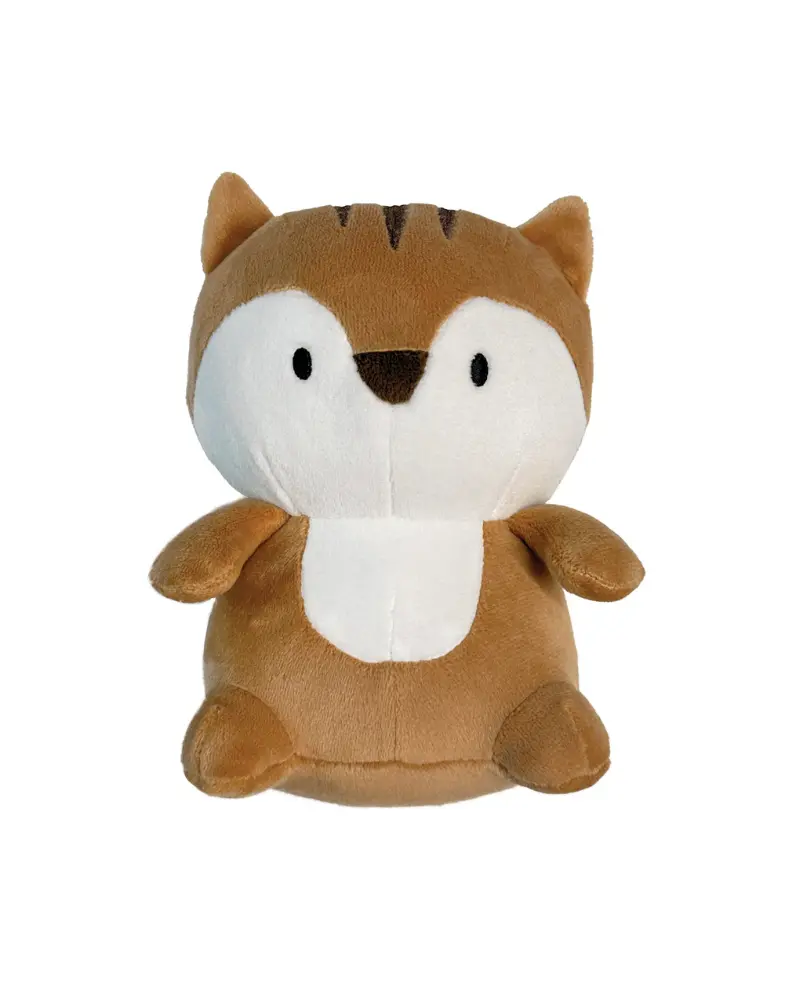 Chipmunk Marshmallow Squisher Squeaky Plush Dog Toy 1