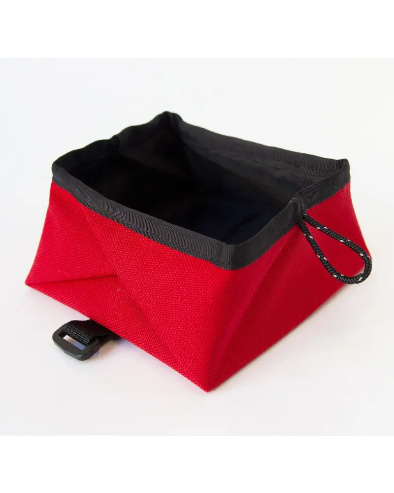 Montara Pop-Up Travel Dog Bowl In Red (Made In The Usa) (Final Sale) 2