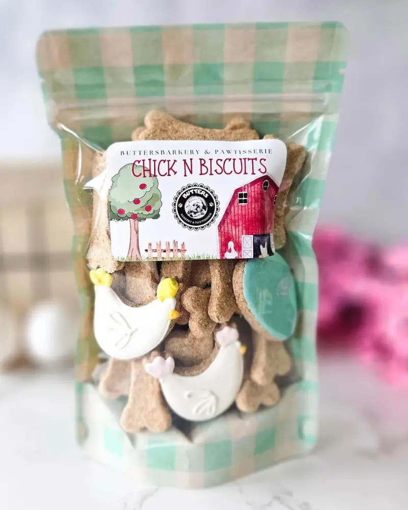 Chick N Biscuits Peanut Butter Dog Treats 1