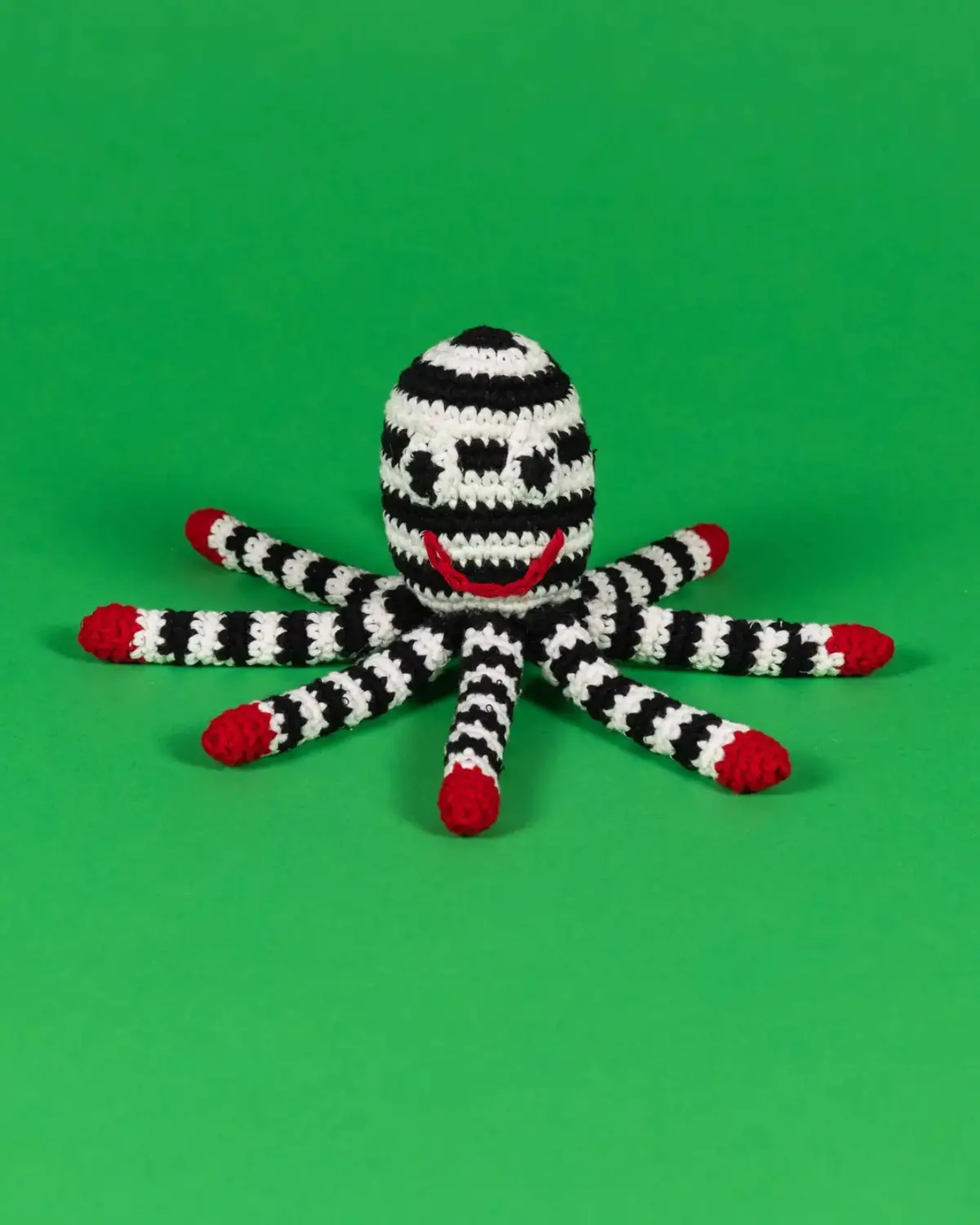 Hand Crochet Octopus Dog Toy 1