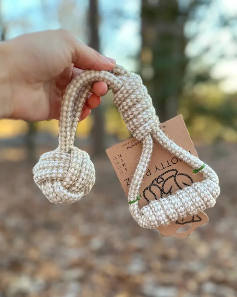 Forest Knot Hemp Rope Tug Dog Toy (Final Sale) 1