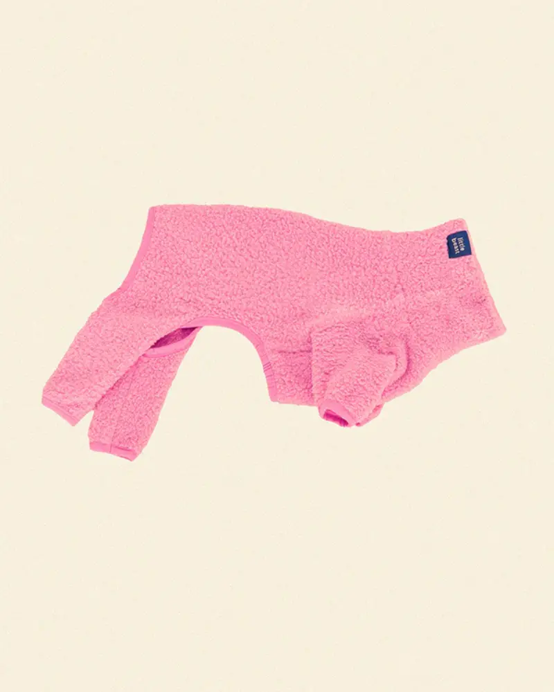 Cotton Candy Fleece Dog Onesie 1