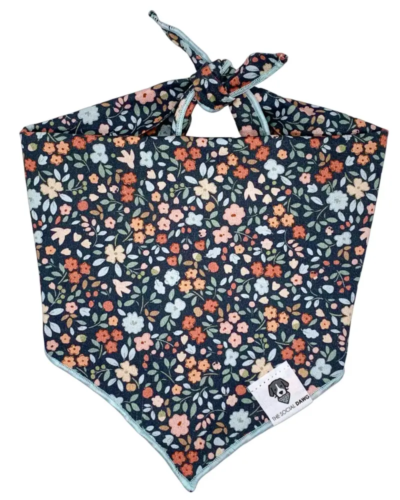 Ditzy Floral Dog Bandana<Br>(Made In The Usa) (Final Sale) 1