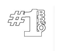 #1 Bro Peel-N-Stick Word 1
