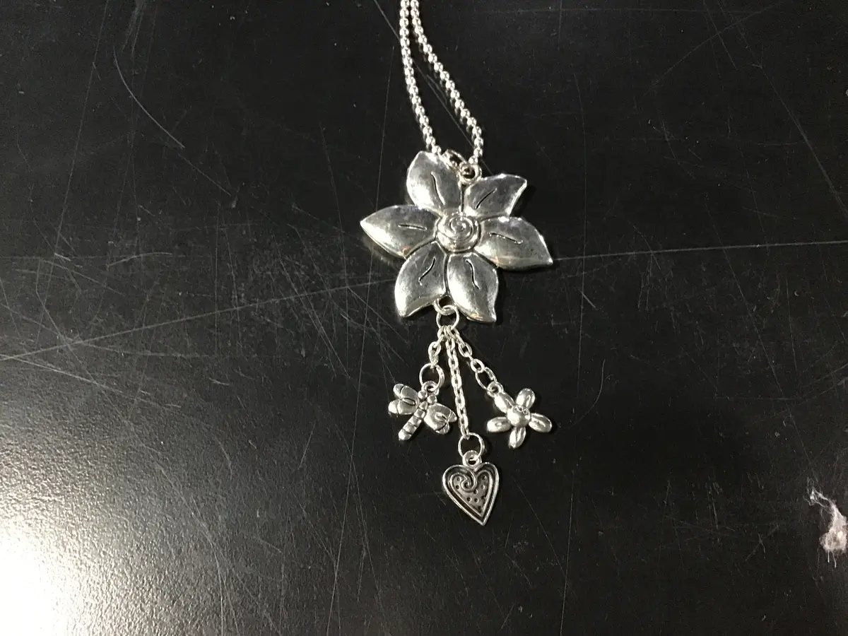 Flower Metal Keychain 1