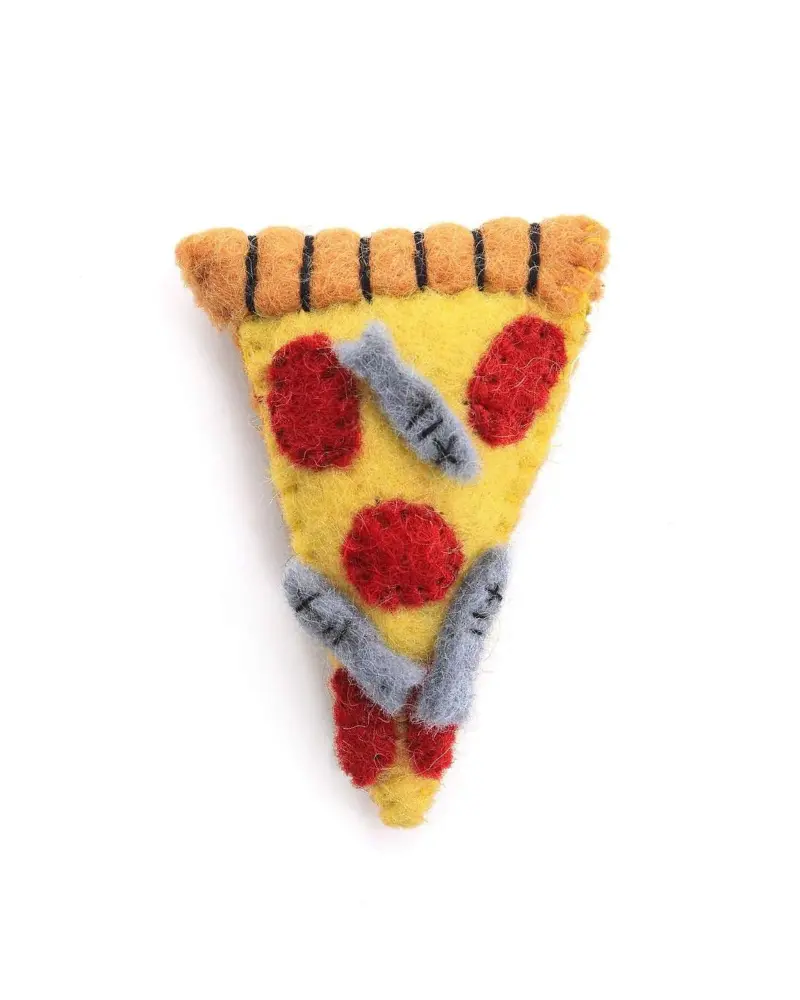 Wool Pizza Cat Toy 1