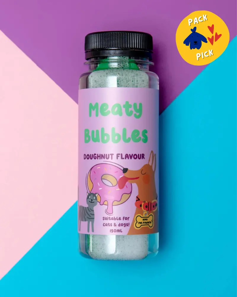 Doughnut Flavored Bubbles For Dogs & Cats (Vegan, Gluten Free And Halal Safe!) 1