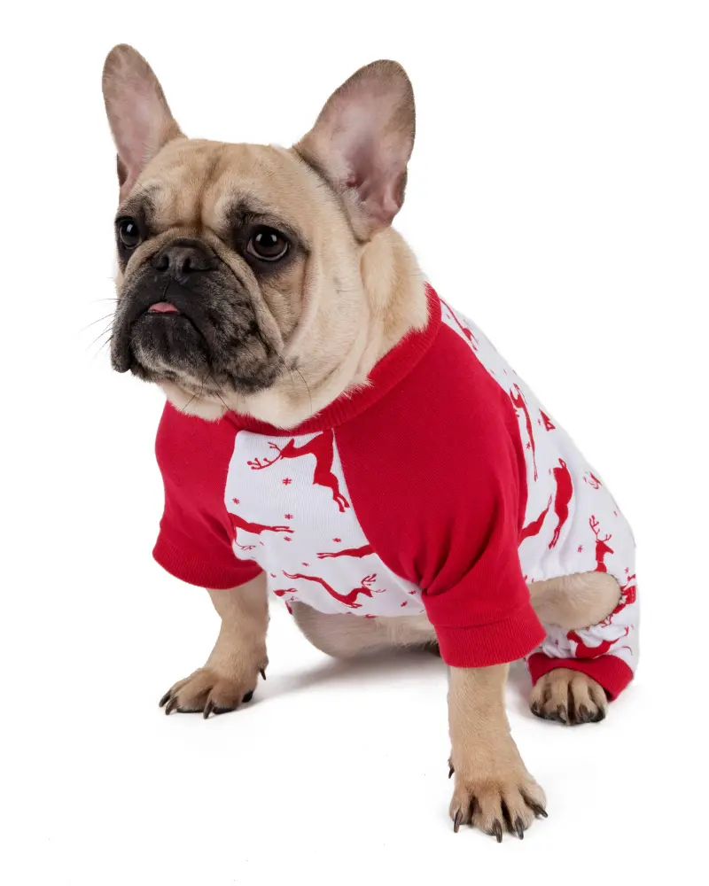 Prancing Reindeers Howliday Pet Pajamas (Final Sale) 5