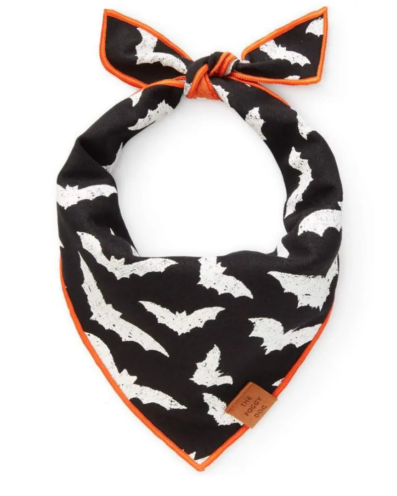Going Batty Reversible Dog Bandana (Made In The Usa) 1