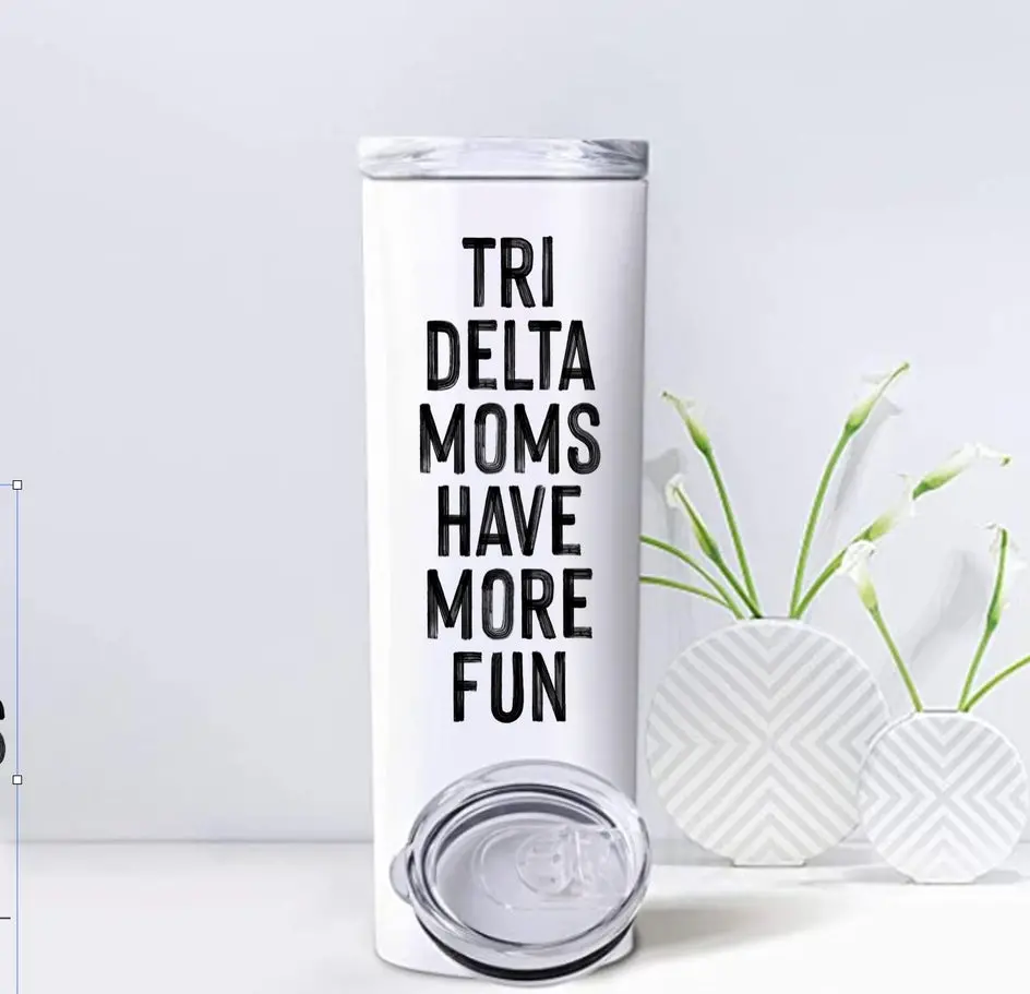 Delta Delta Delta Mom Tumbler 1