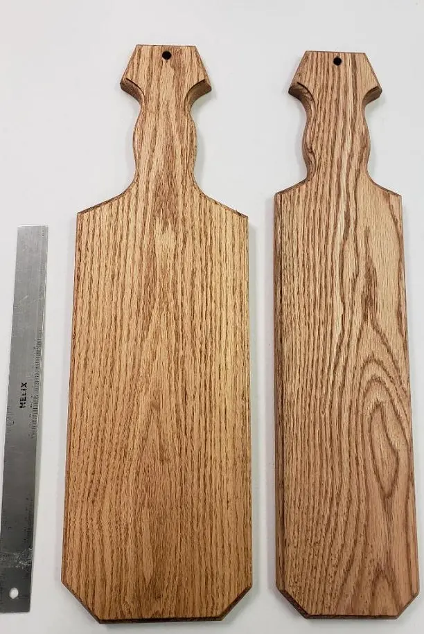 Stained Oak Paddle "A" 1