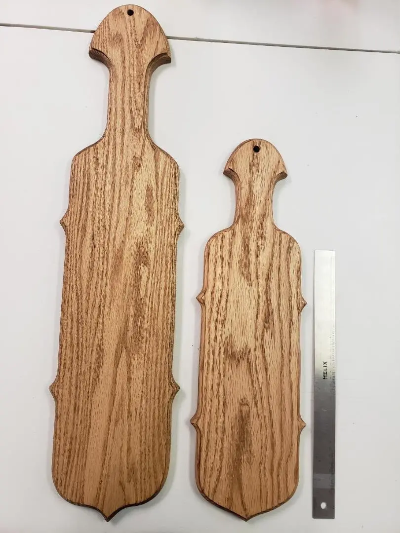 Stained Oak Paddle "B" 1