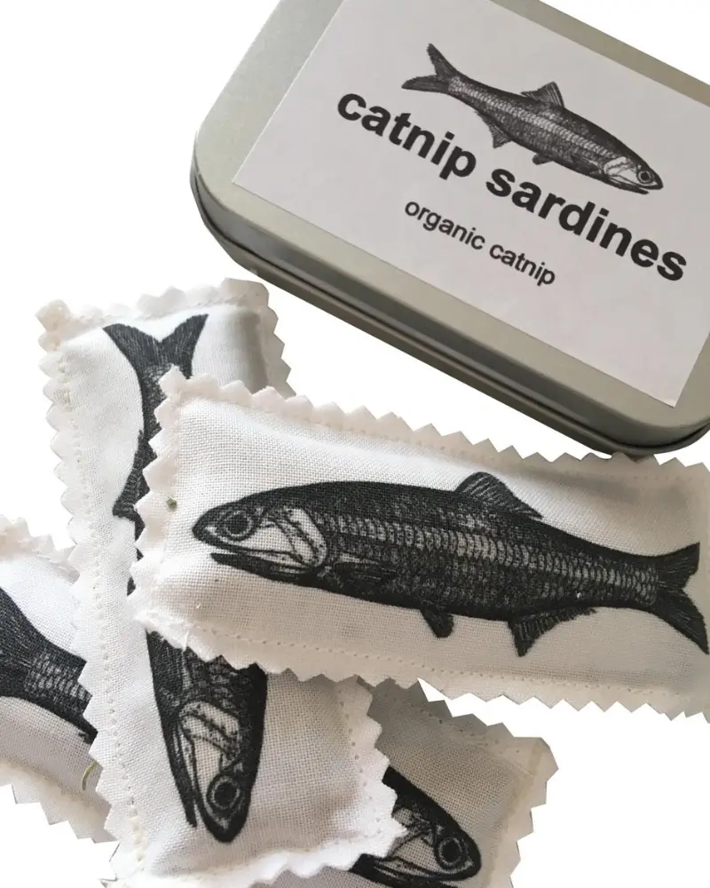 Organic Catnip Sardines Toy 1