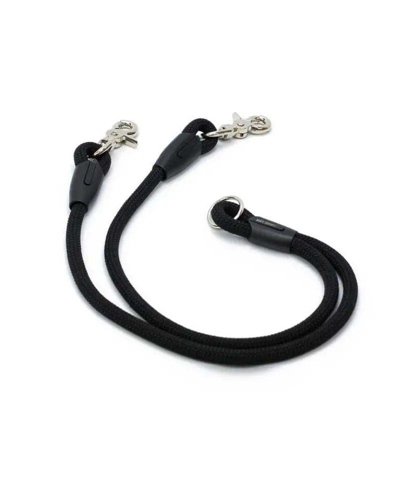 Splitter Dog Leash In Midnight Black (Made In The Usa) 1