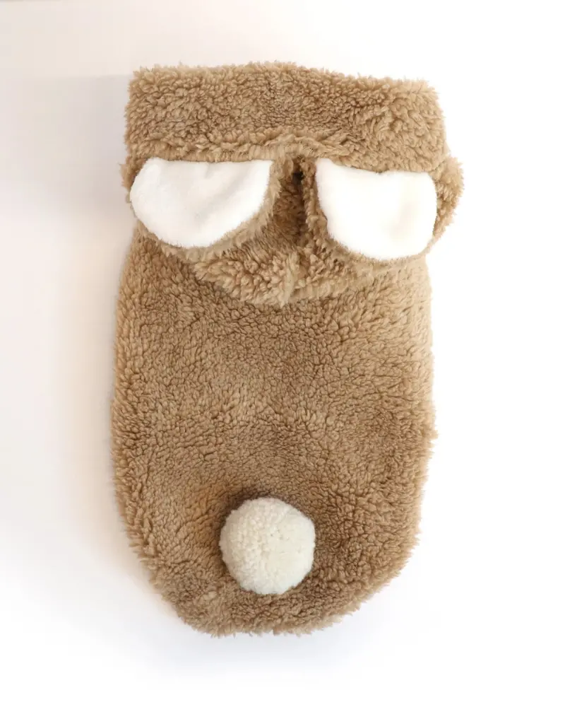 Pom-Pom Teddy Bear Dog Hoodie (Final Sale) 1
