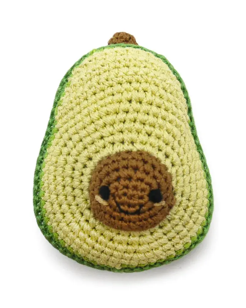 Avocado Organic Knit Dog Toy 1