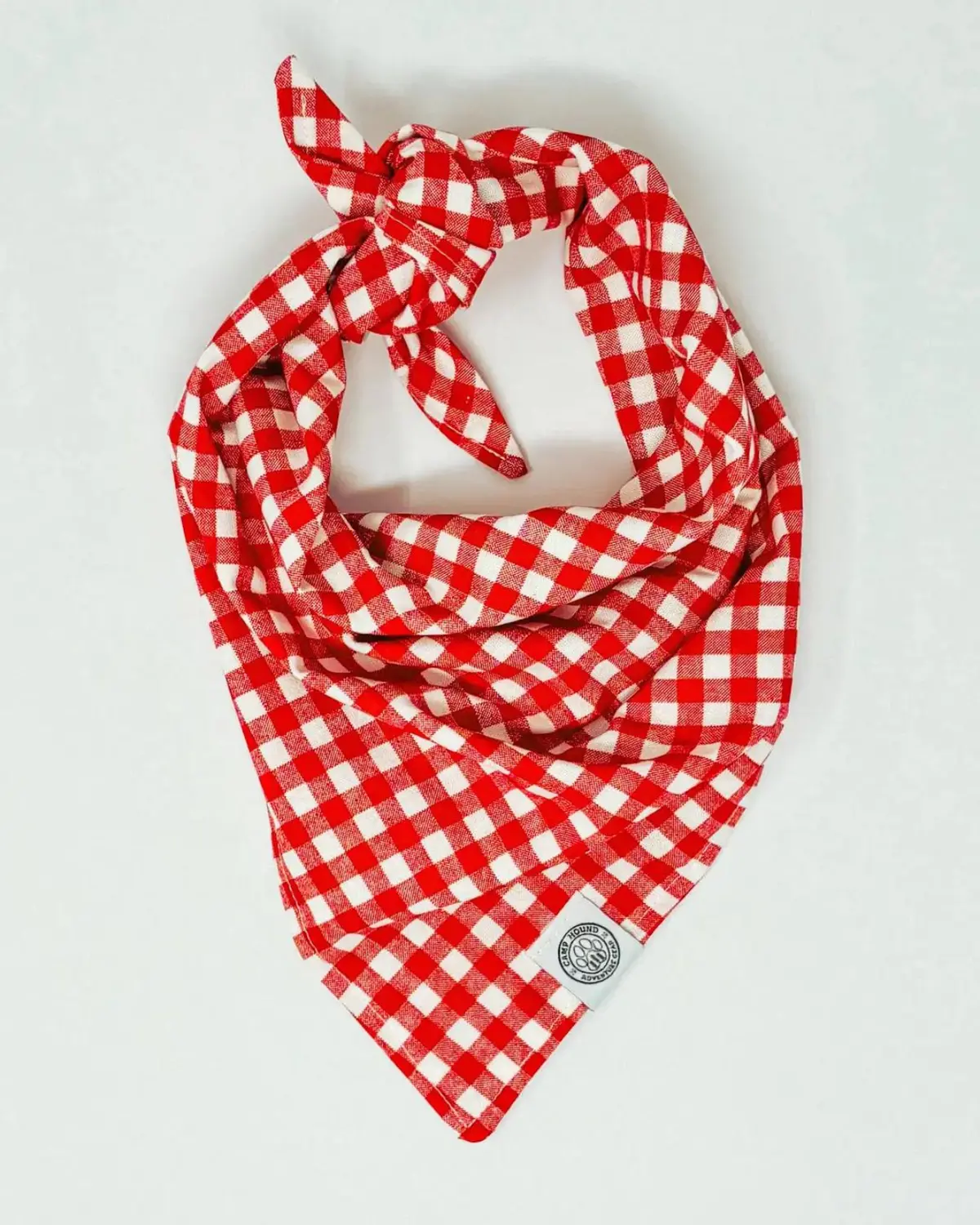Red Gingham Dog Bandana (Made In The Usa) (Final Sale) 1