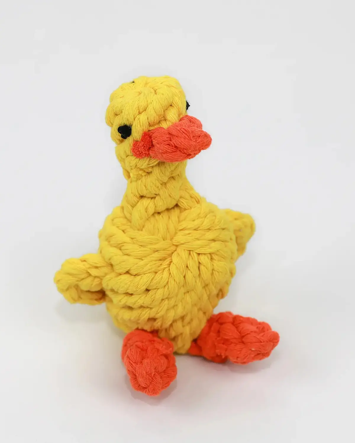 Sunny Yellow Duck Dog Rope Toy 1