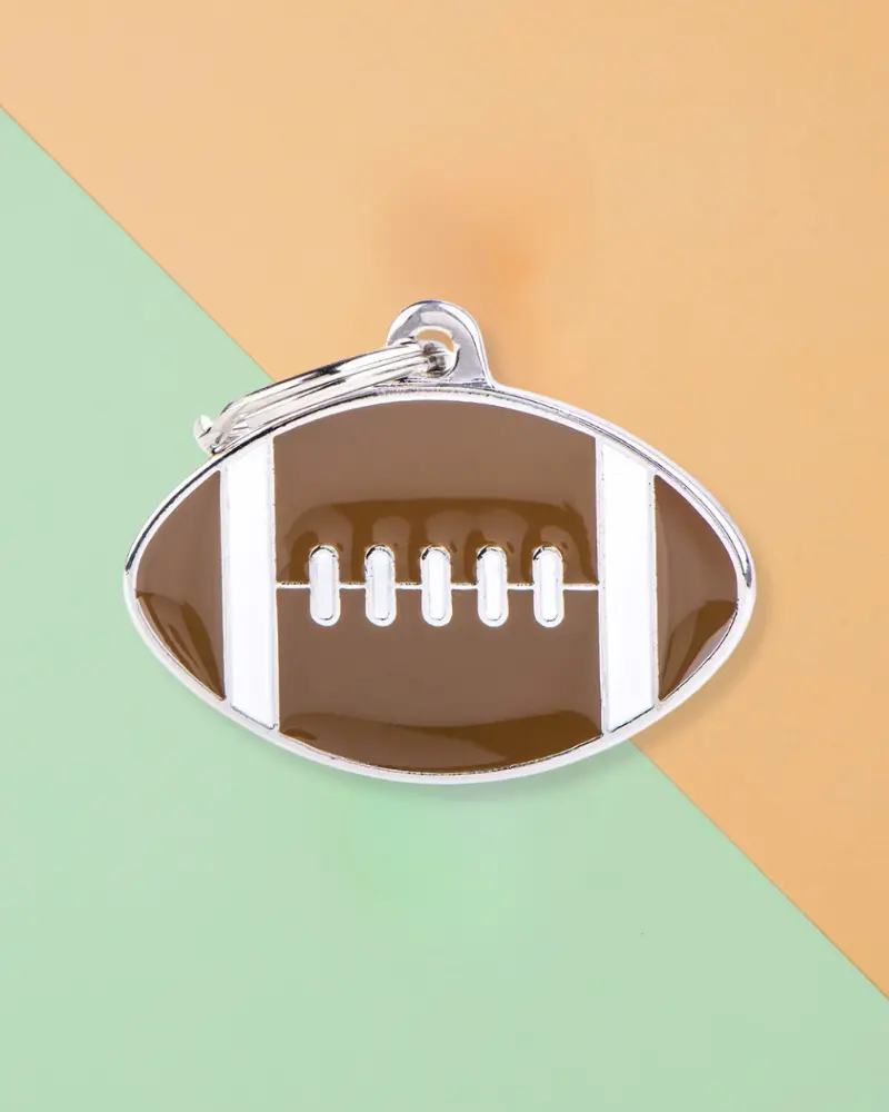 Football Custom Pet Id Tag 1