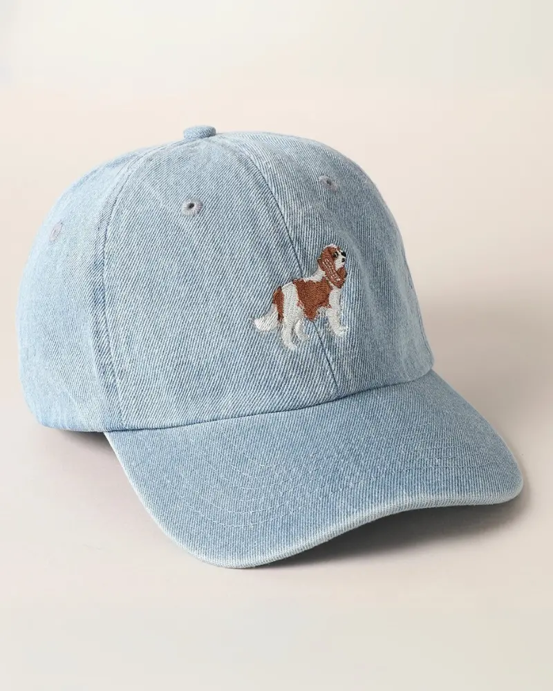 Cavalier Embroidered Denim Hat 1