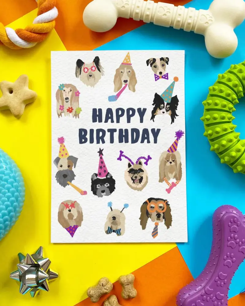 Edible Birthday Card For Dogs (Bacon Flavor) 3