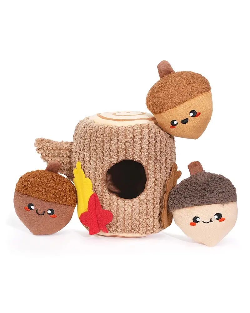 Acorn Tree Interactive Dog Squeaky Plush Toy 1