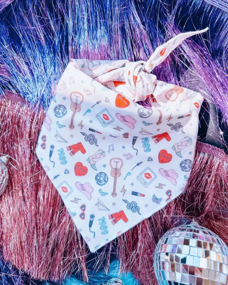 Swiftie Dog Bandana (Made In The Usa) 1
