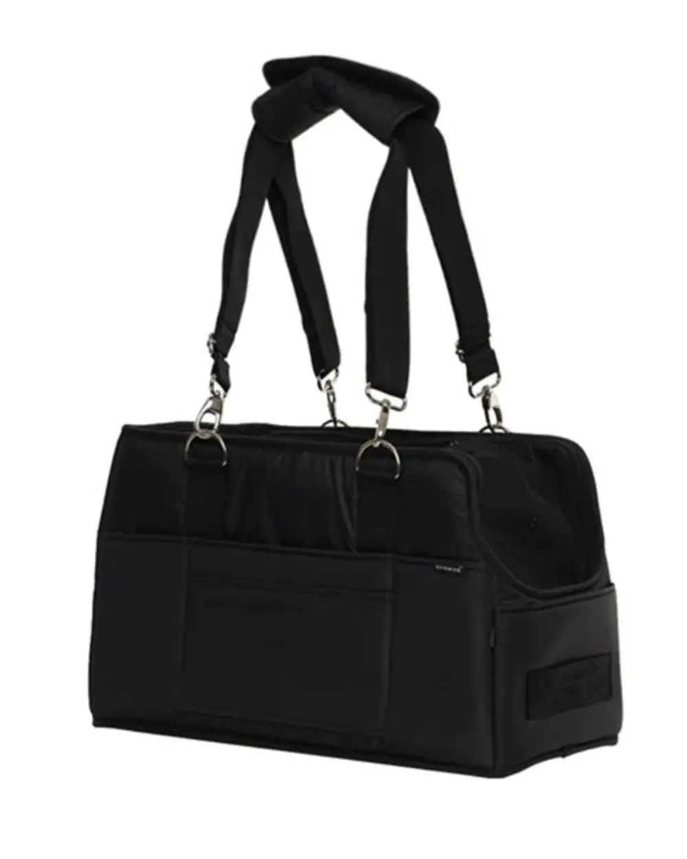 Adjustable Strap Dog Carrier Bag In Black (Final Sale) 1