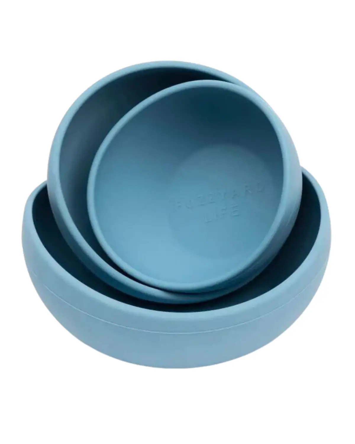 Silicone Dog Bowl In French Blue (Final Sale) 1