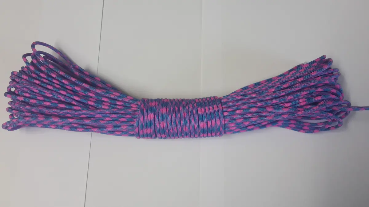 30 M Paracord String - Blue/Pink 1