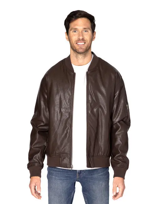 Lambda Theta Phi Vegan Leather Jacket 1