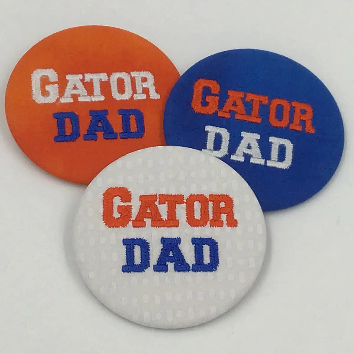 Dad Game Day Embroidered Button 1