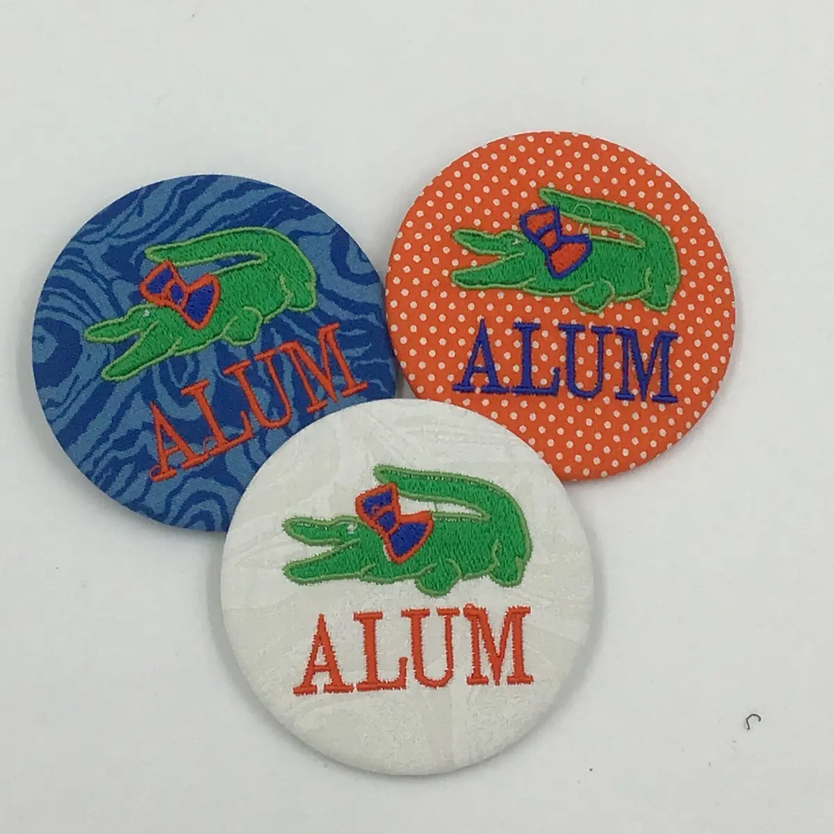 Alumni Gameday Embroidered Button Pin