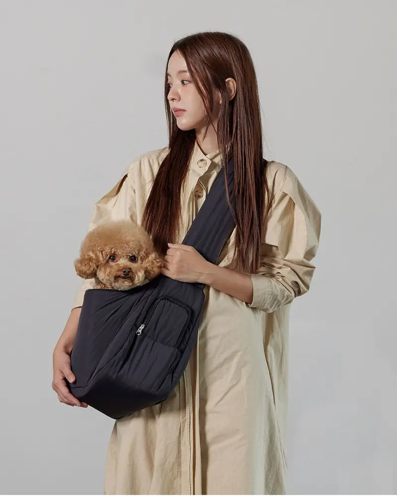 Soft Crossbody Dog Sling Bag 1