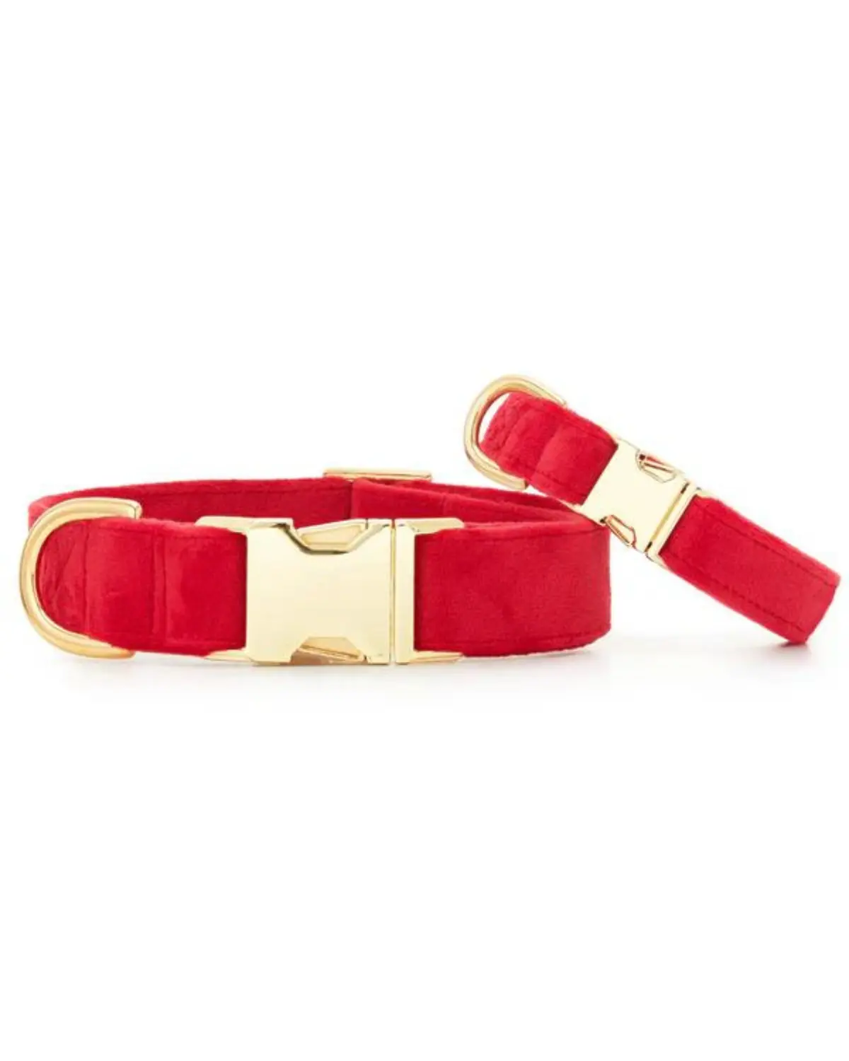 Cranberry Velvet Dog Collar (Final Sale) 2