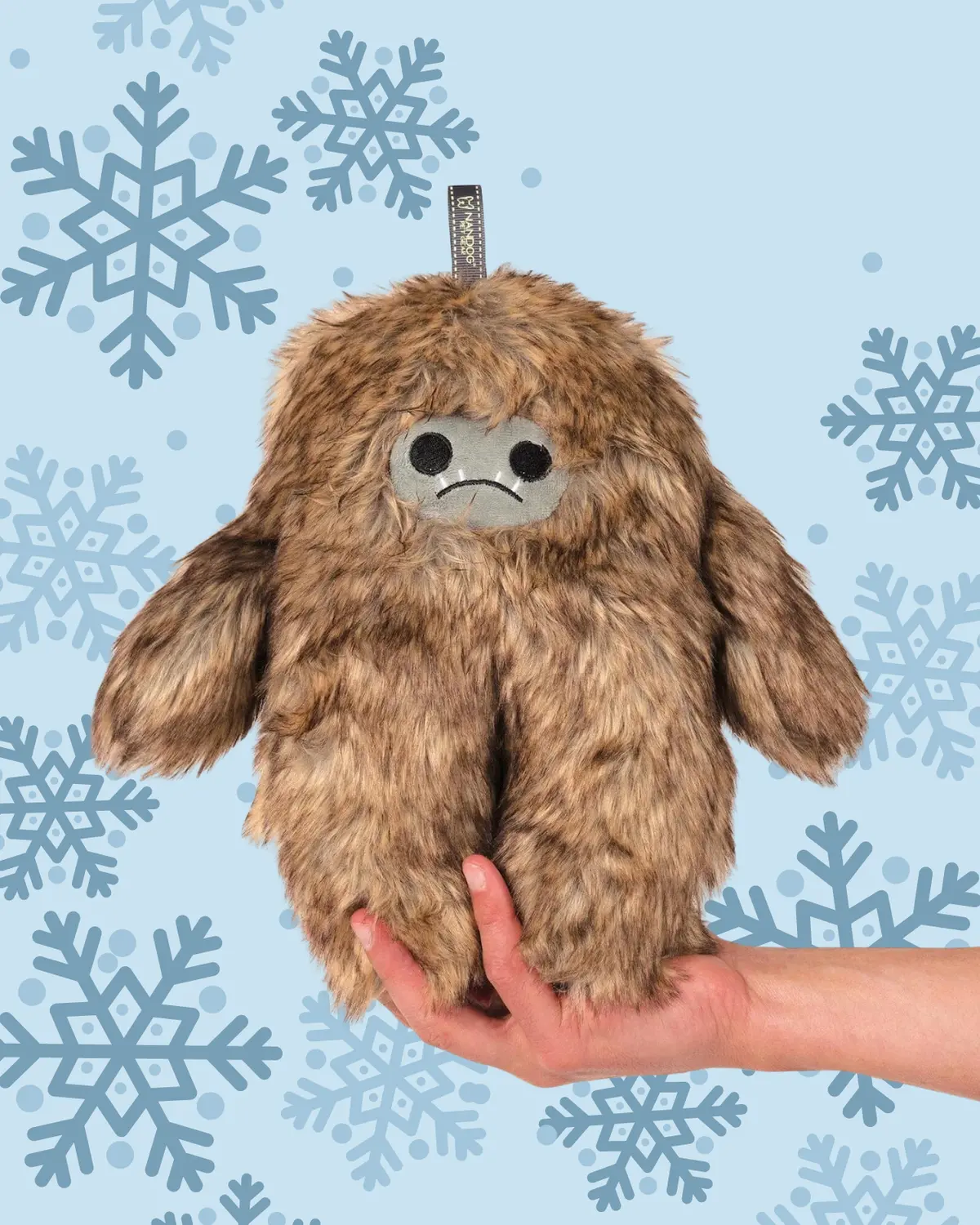 Snow Yeti Squeaky Dog Toy 1