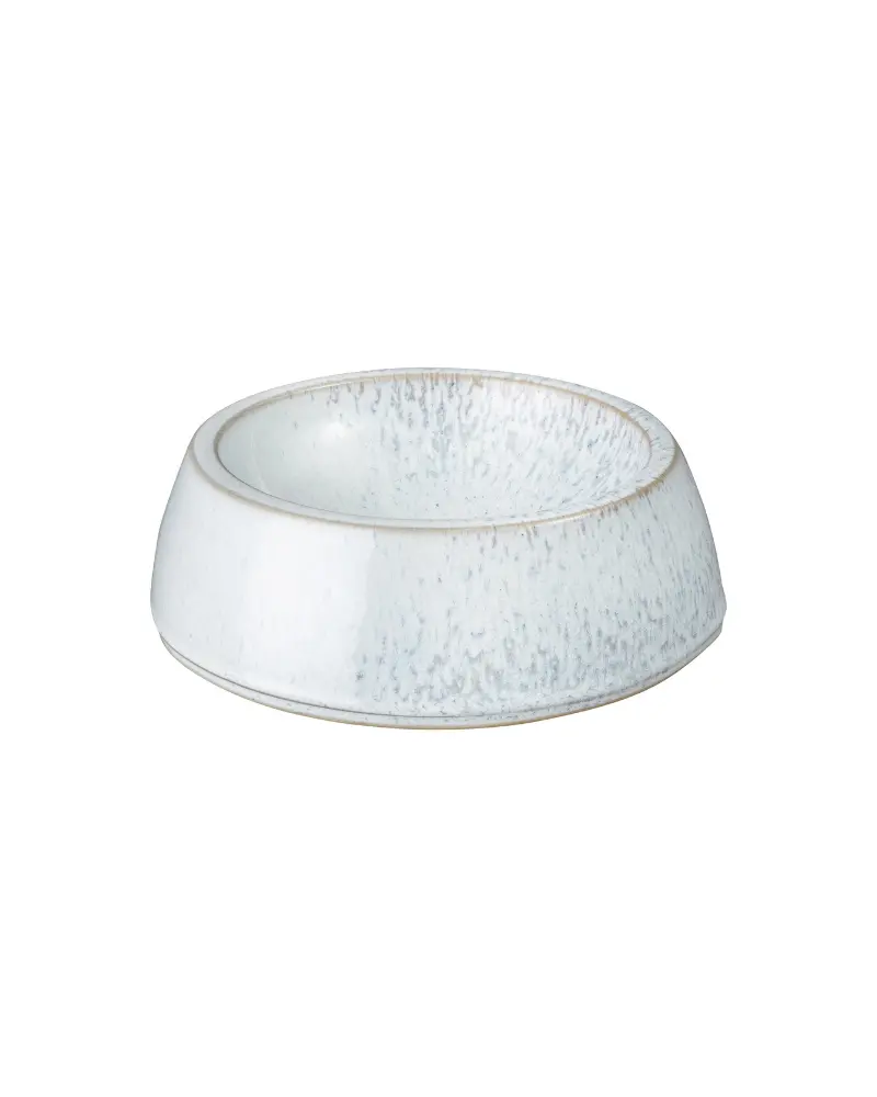 Ceramic Pet Bowl In Kiln White (Made In England) 1
