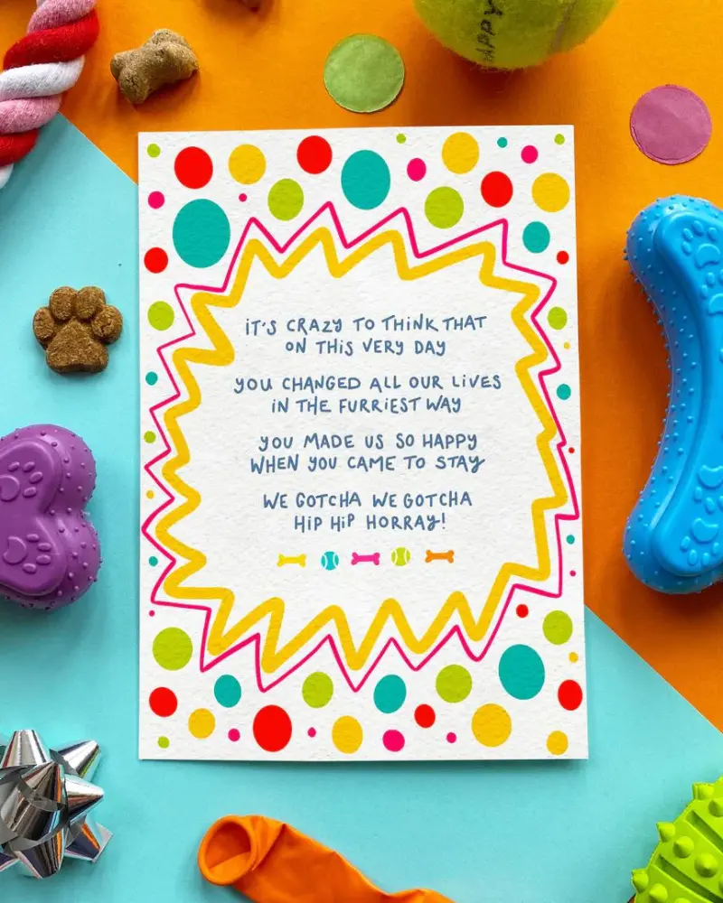 Edible Birthday Card For Dogs (Bacon Flavor) 3