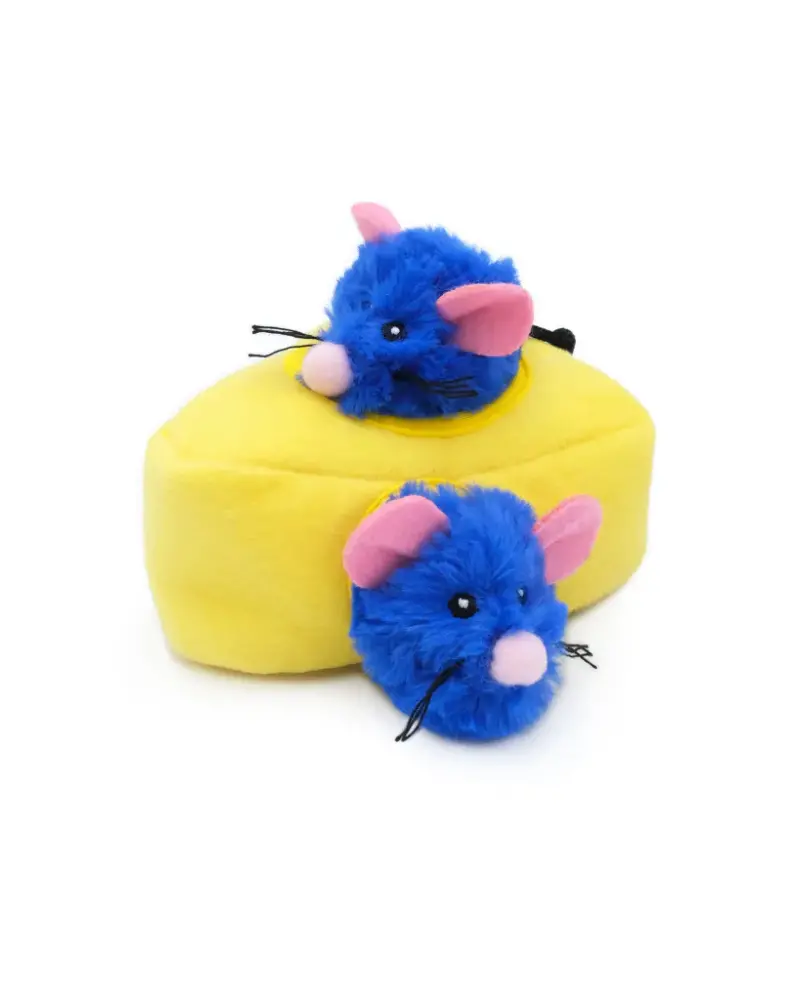 Mice + Cheese Catnip Burrow Toy 1
