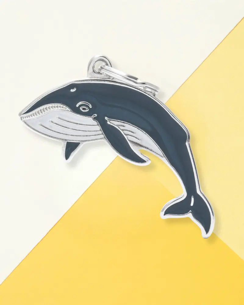 Wild As A Whale Custom Pet Id Tag 1