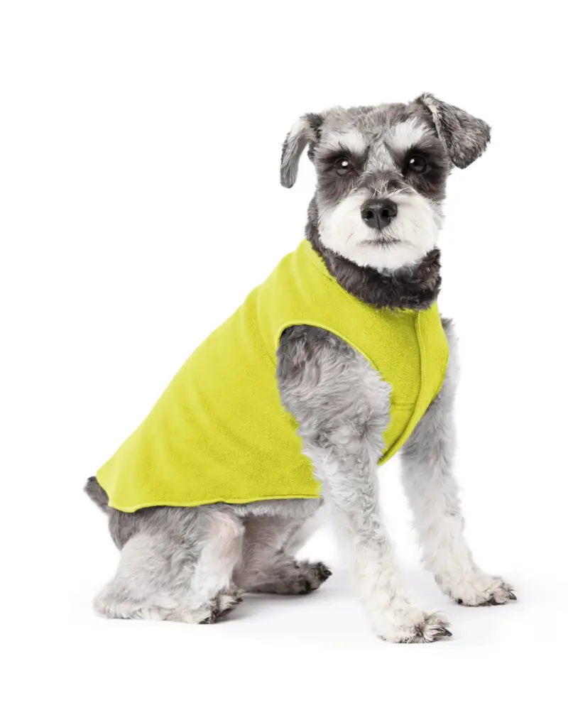 Pullover Stretch Dog Fleece In Avocado 1